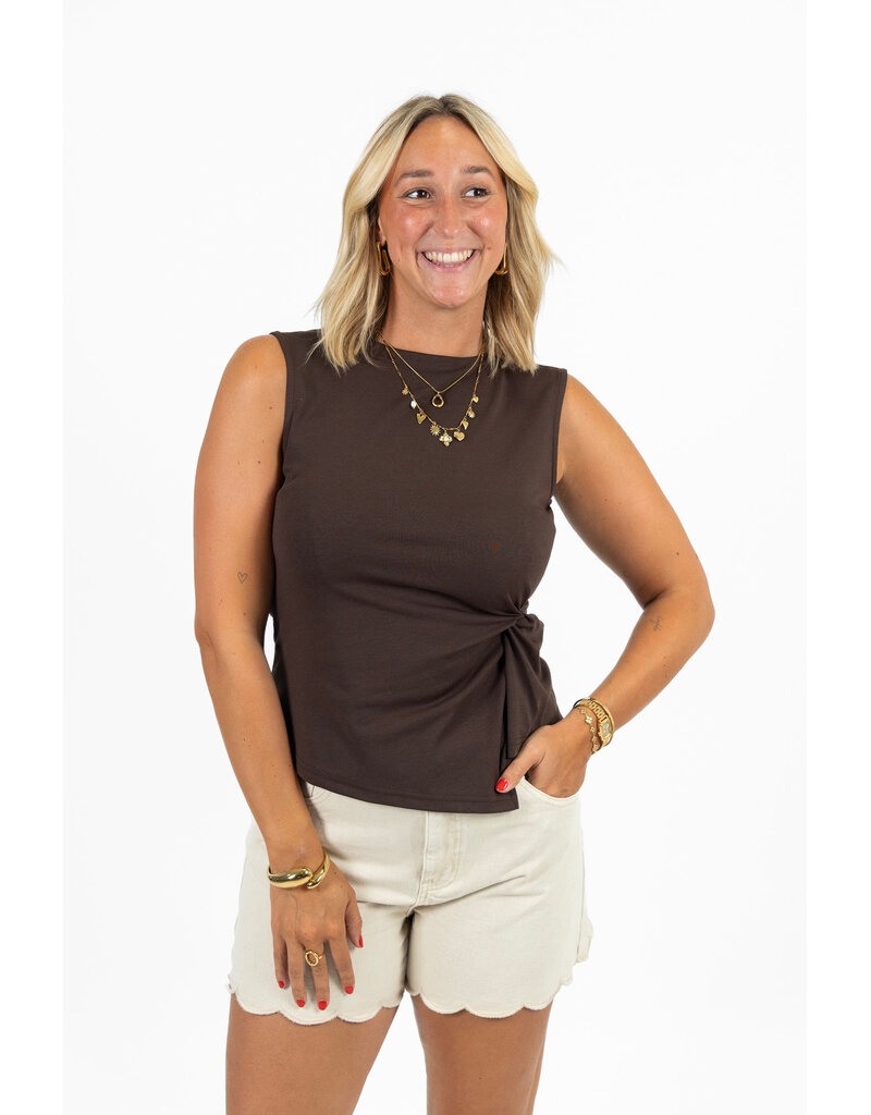 21Jewelz Shortje met zigzag zoom - ecru