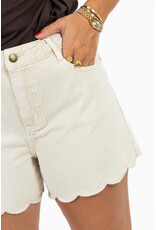 21Jewelz Shortje met zigzag zoom - ecru