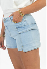 21Jewelz Short met zakken - lichtblauw