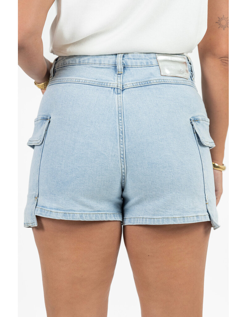 21Jewelz Short met zakken - lichtblauw