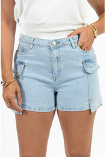 21Jewelz Short met zakken - lichtblauw
