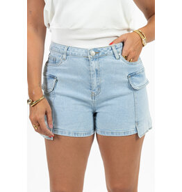 21Jewelz Short met zakken - lichtblauw