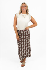 21Jewelz Mouwloze top met studs - ecru