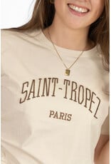 21Jewelz T-shirt Saint-Tropez - beige/bruin