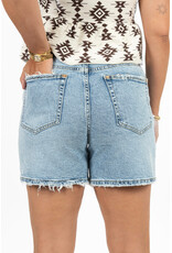 21Jewelz Jeans short met gouden details - denim blauw