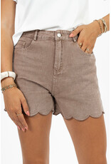 21Jewelz Shortje met zigzag zoom - washed bruin