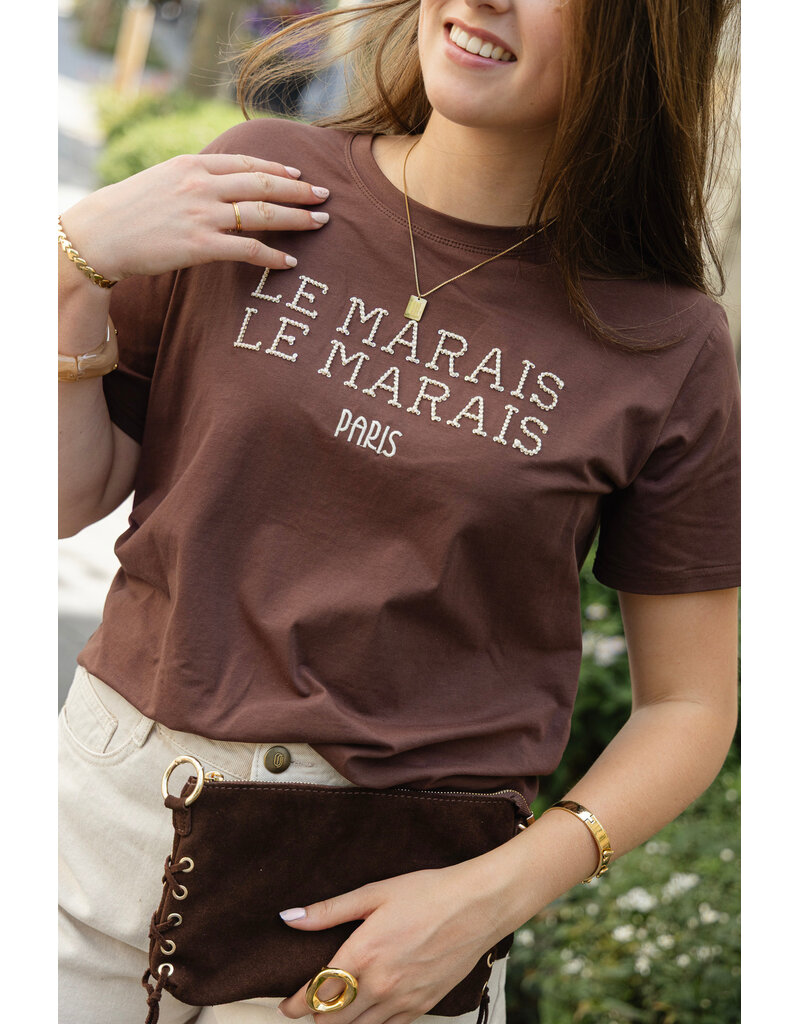 21Jewelz Le Marais t-shirt - bruin