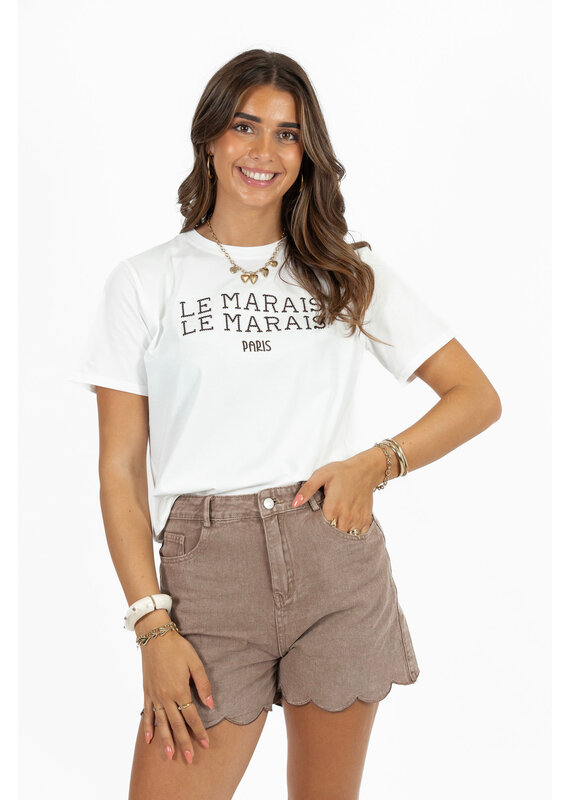 21Jewelz Le Marais t-shirt - wit