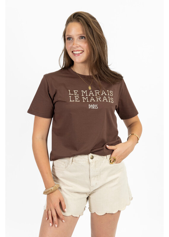 21Jewelz Le Marais t-shirt - bruin