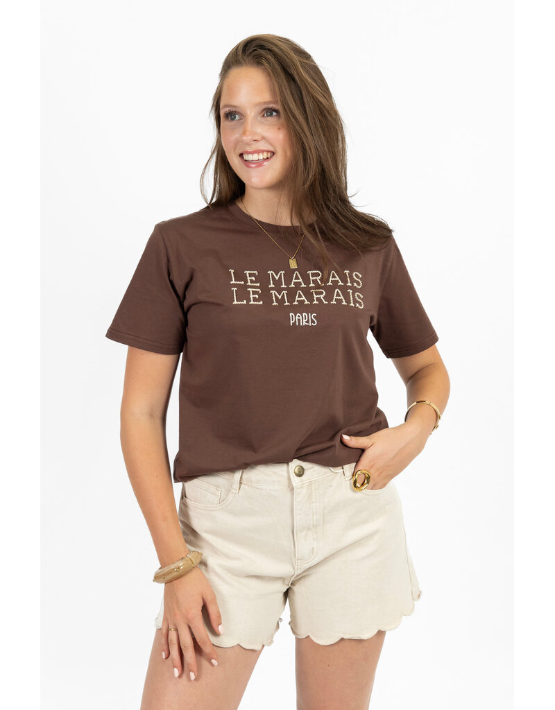 21Jewelz Le Marais t-shirt - bruin