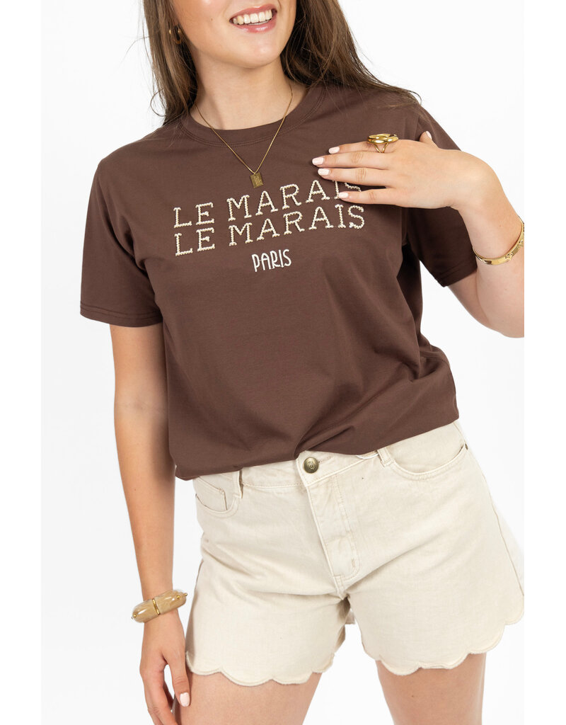 21Jewelz Le Marais t-shirt - bruin
