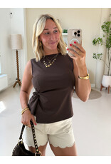21Jewelz Shortje met zigzag zoom - ecru
