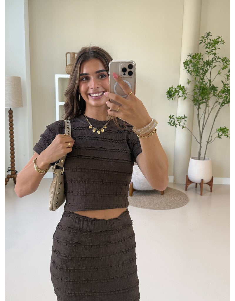 21Jewelz Zomer co-ord set - bruin
