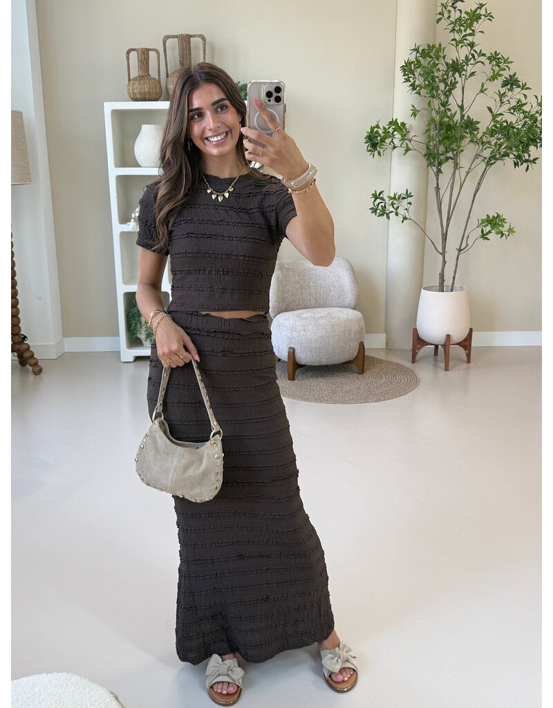 21Jewelz Zomer co-ord set - bruin