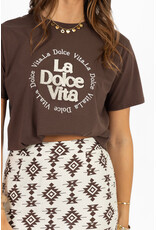 21Jewelz La dolce vita shirt - bruin/ecru