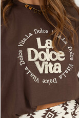 21Jewelz La dolce vita shirt - bruin/ecru