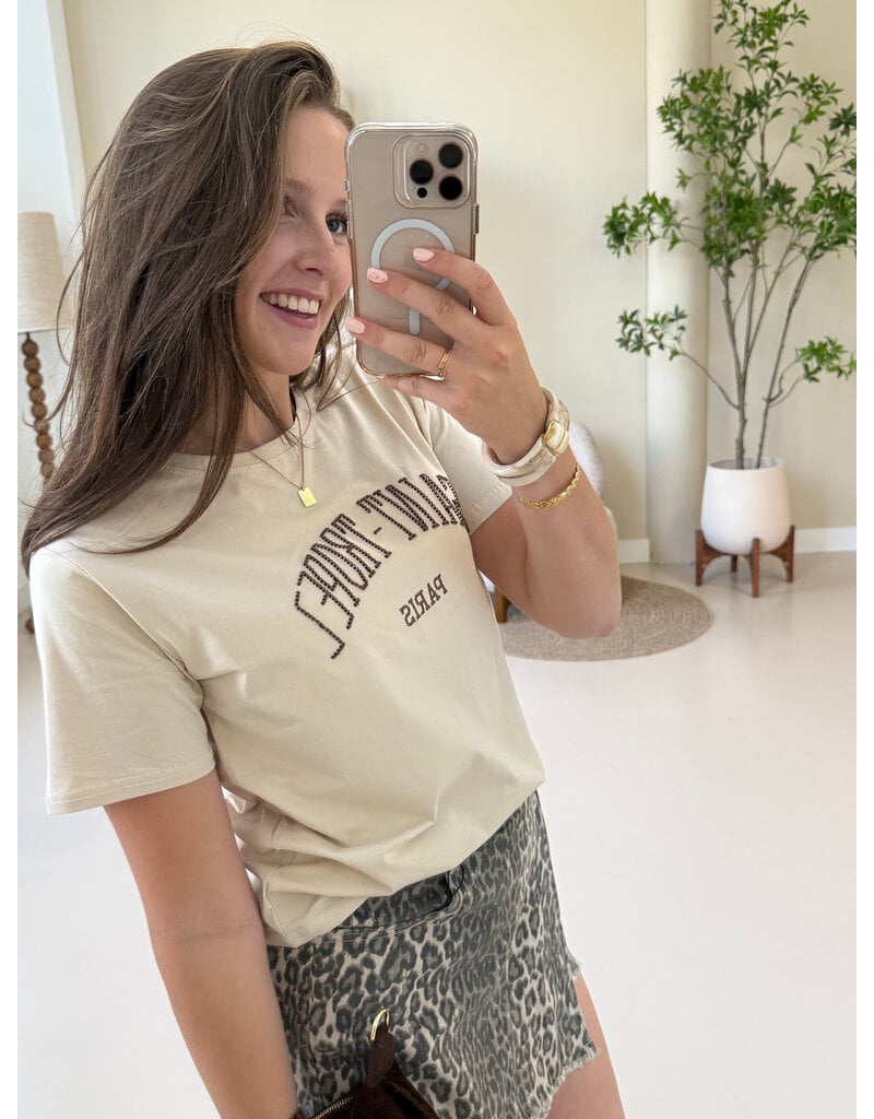 21Jewelz T-shirt Saint-Tropez - beige/bruin