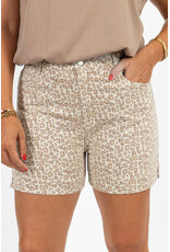 21Jewelz Jeans shortje met lichte panterprint