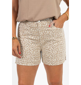 21Jewelz Jeans shortje met lichte panterprint