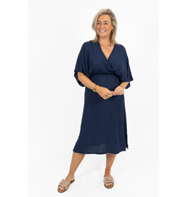 21Jewelz Losvallende zomer jurk - donkerblauw