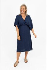 21Jewelz Losvallende zomer jurk - donkerblauw