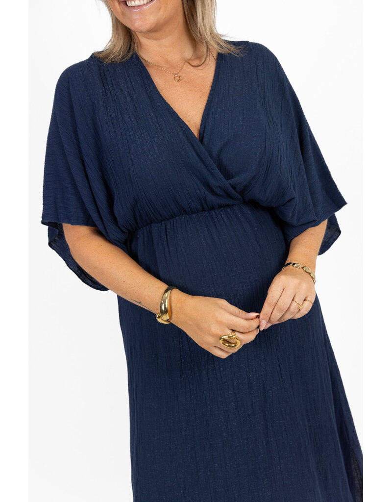 21Jewelz Losvallende zomer jurk - donkerblauw