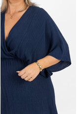 21Jewelz Losvallende zomer jurk - donkerblauw