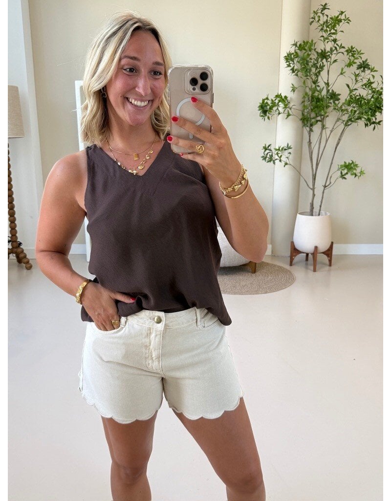 21Jewelz Bruine top met strik