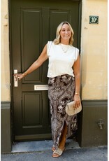 21Jewelz Mouwloze top met studs - ecru