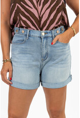 21Jewelz Jeans short met gouden knopen - blauw