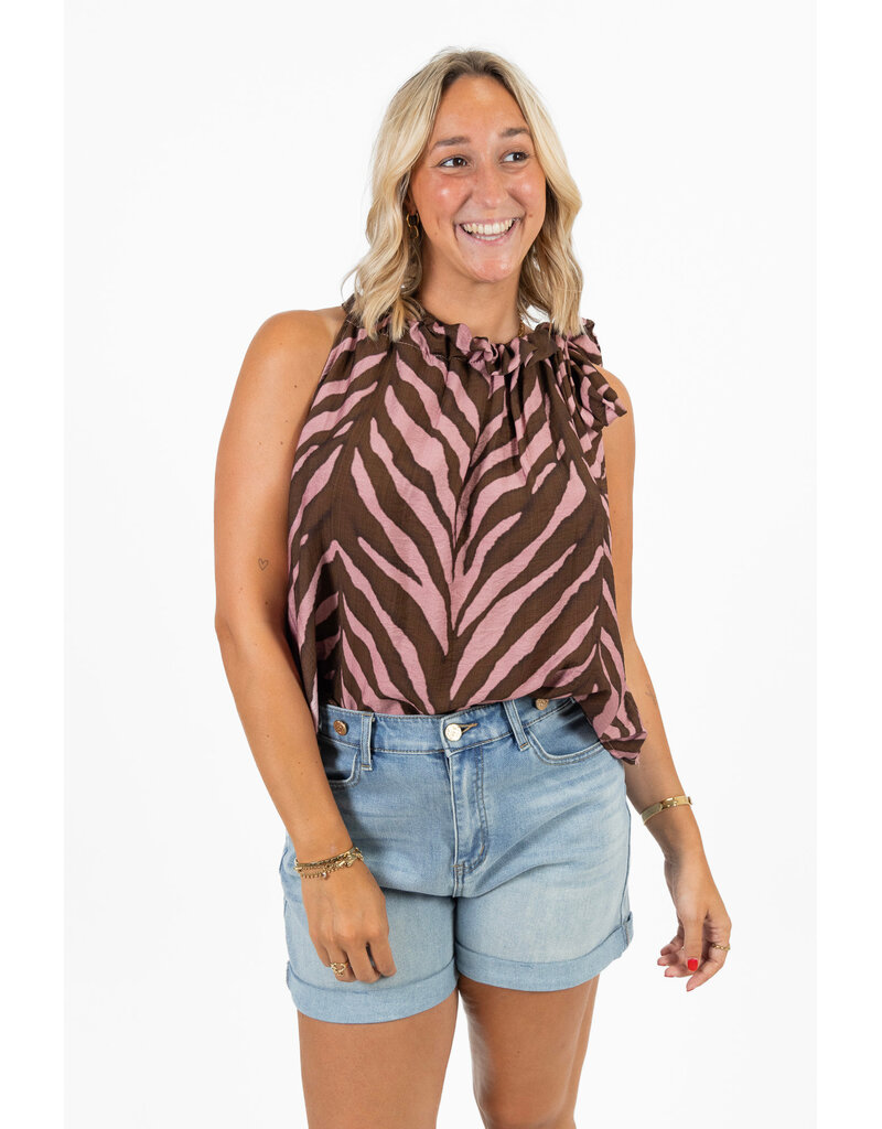 21Jewelz Jeans short met gouden knopen - blauw