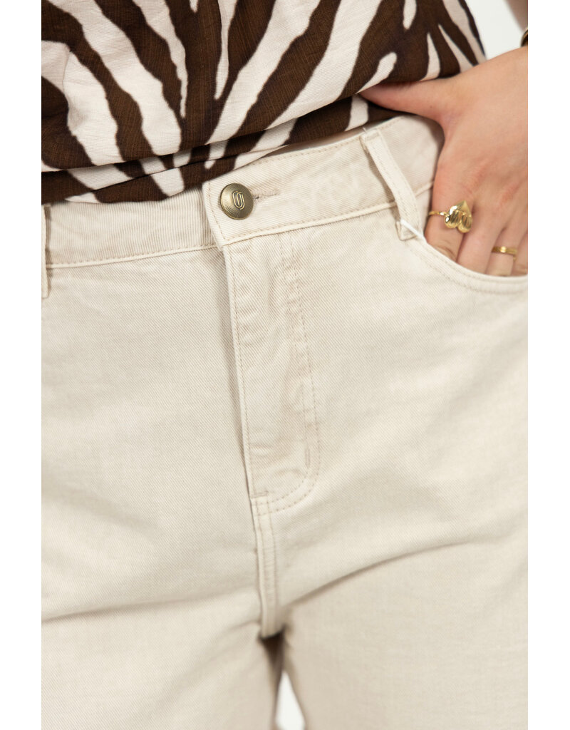 21Jewelz Shortje met zigzag zoom - ecru