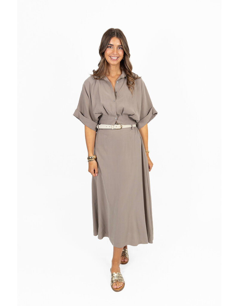 21Jewelz Blousje met elastiek - taupe