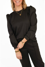 21Jewelz Co-ord set met casual straight leg jogger - zwart