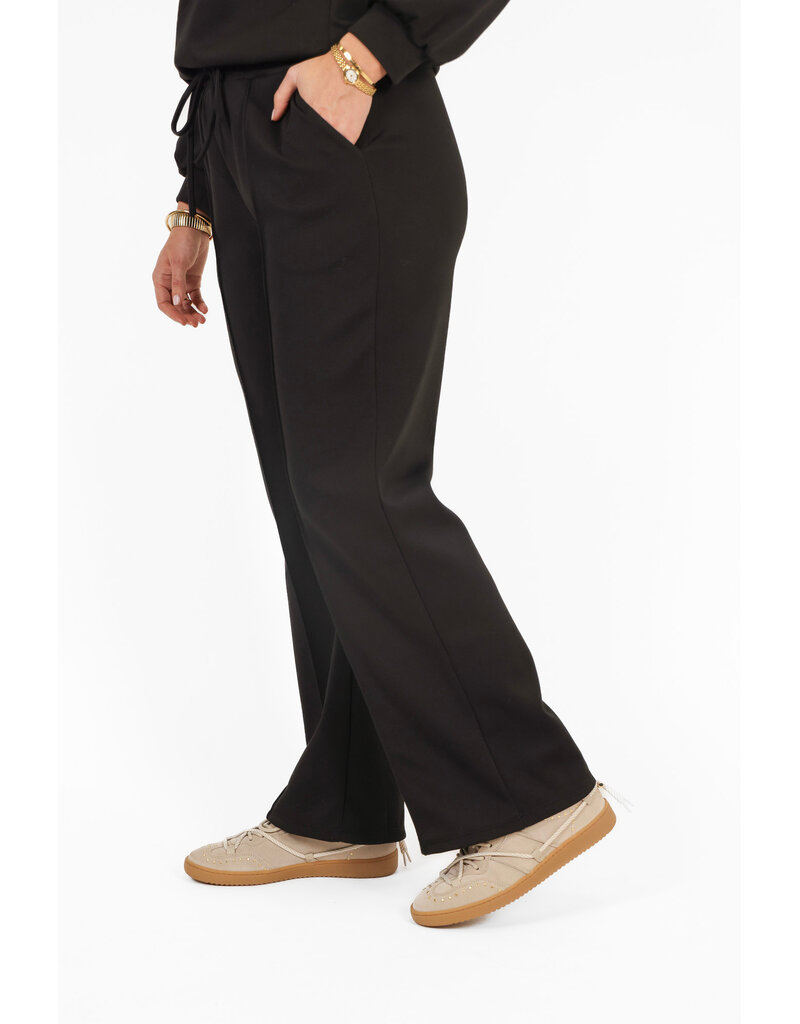 21Jewelz Co-ord set met casual straight leg jogger - zwart