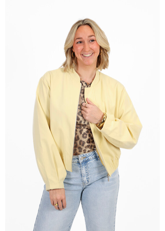 21Jewelz Basic bomber jasje - geel