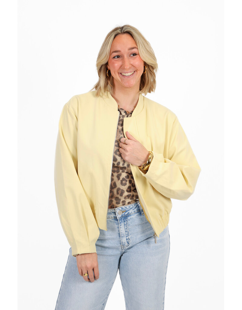 21Jewelz Basic bomber jasje - geel