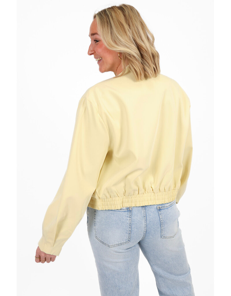21Jewelz Basic bomber jasje - geel