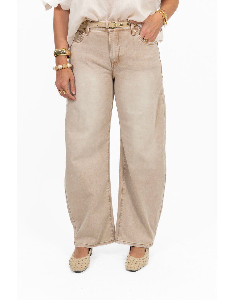 21Jewelz Balloon jeans - washed beige