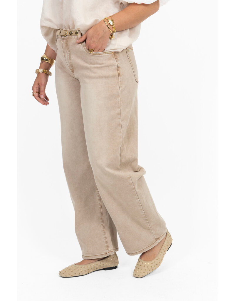 21Jewelz Balloon jeans - washed beige