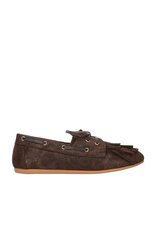Tango Tango | Jeanne moccasin - brown fantasy suede