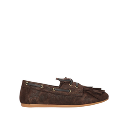 Tango Tango | Jeanne moccasin - brown fantasy suede