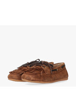 Tango Tango | Jeanne moccasin - cognac fantasy suede