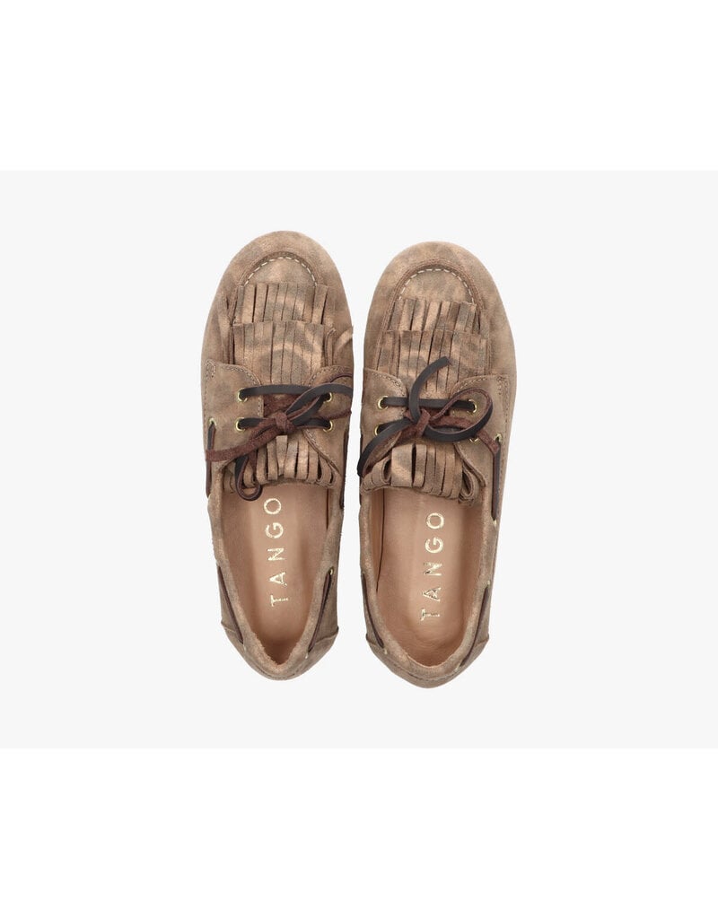 Tango Tango | Jeanne moccasin - taupe fantasy suede