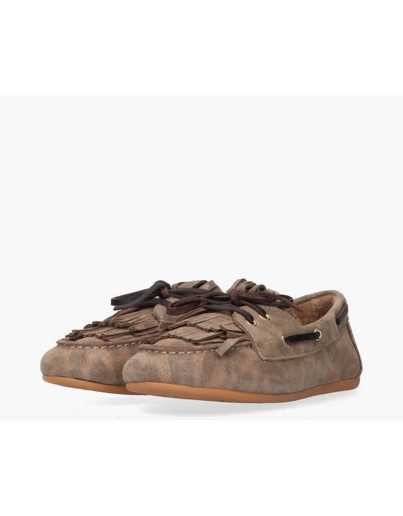 Tango Tango | Jeanne moccasin - taupe fantasy suede