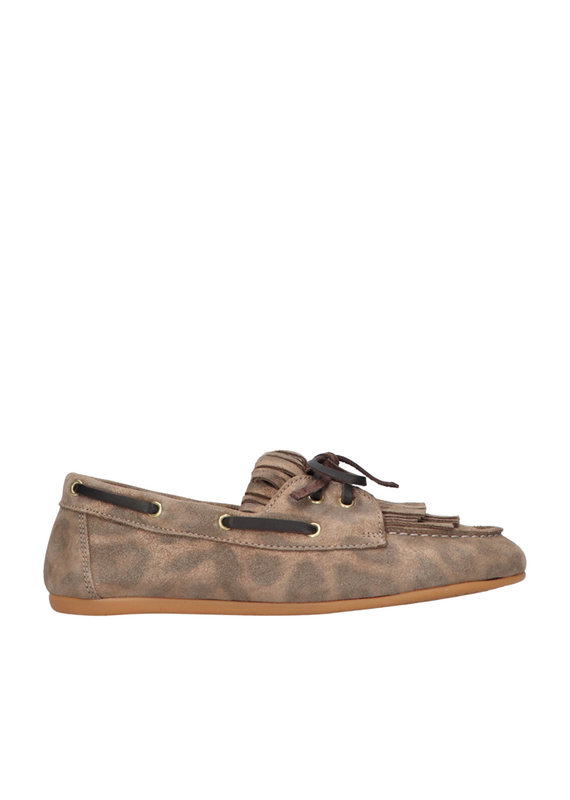Tango Tango | Jeanne moccasin - taupe fantasy suede