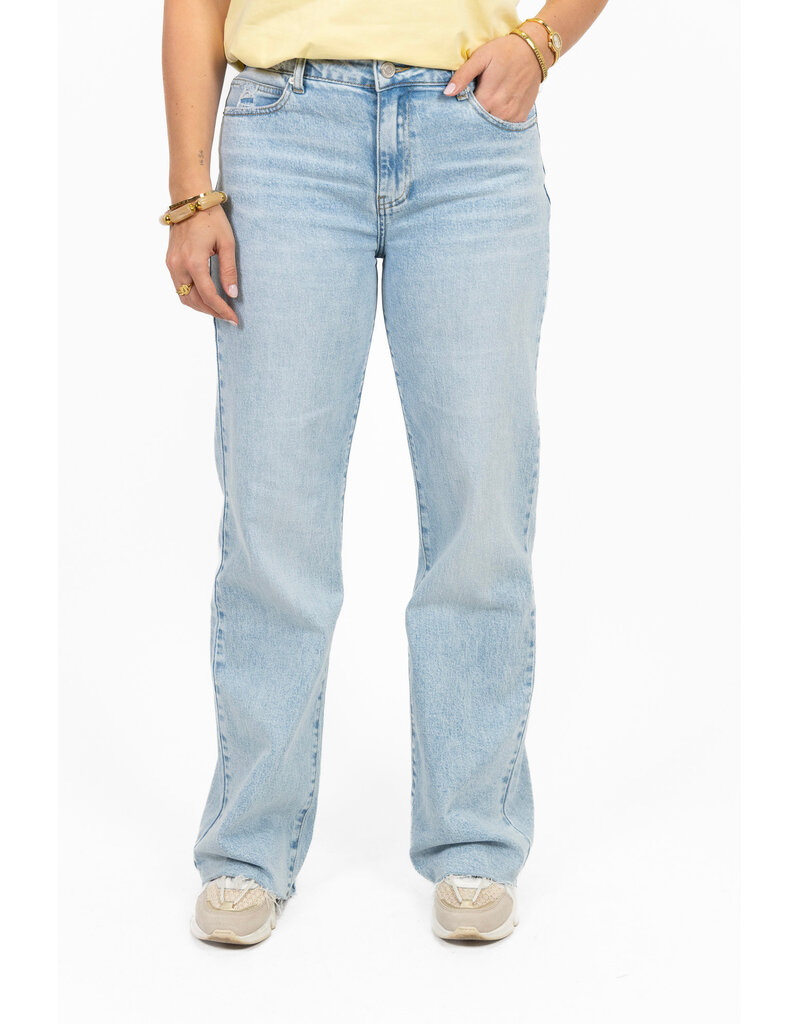 21Jewelz Gerafelde tall jeans - washed blauw