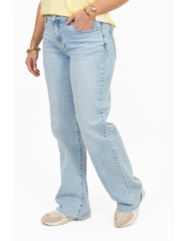 21Jewelz Gerafelde tall jeans - washed blauw