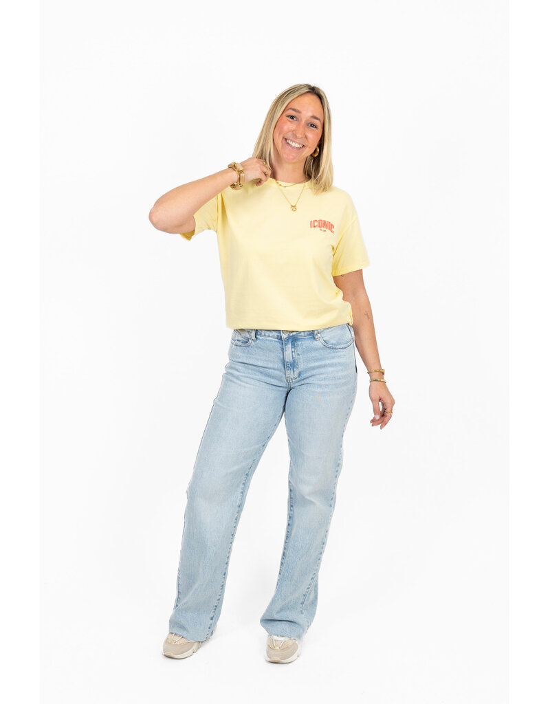 21Jewelz Gerafelde tall jeans - washed blauw