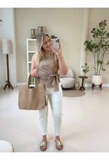 21Jewelz Mom fit jeans - beige